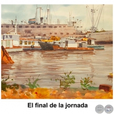 El final de la jornada - Obra de Emili Aparici